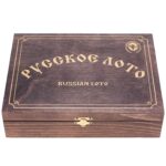 Русское лото в деревянной коробке