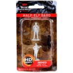 D&D. Неокрашенные миниатюры: Female Half-Elf Bard