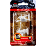 D&D. Неокрашенные миниатюры: Elf Male Wizard