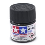 Краска Tamiya: акриловая, Nato black (черная матовая, XF-69)