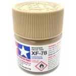 Краска Tamiya: акриловая, Wooden deck tan (деревянная палуба матовая, XF-78)