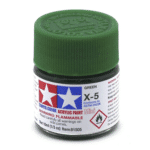 Краска Tamiya: акриловая, Green (зелёный, X-5)