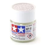 Краска Tamiya: акриловая, Flat White (белый матовый, XF-2)