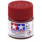Краска Tamiya: акриловая, Red (красный, X-7)