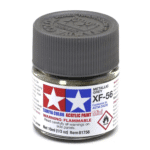 Краска Tamiya: акриловая, Metallic Grey (серый металлик, XF-56)