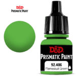 Краска D&D prismatic paint: Flameskull Green (зелёный огненный череп, 92.406)