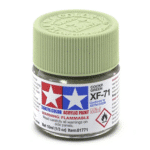 Краска Tamiya: акриловая, Cockpit Green (зелёный кокпит, XF-71)