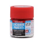Краска Tamiya: лаковая, Clear Red (прозрачный красный, LP-52)