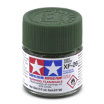 Краска Tamiya: акриловая, Deep Green (глубокий зелёный, XF-26)