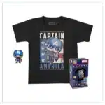 Funko Pocket Pop! & Tee Captain America (M)