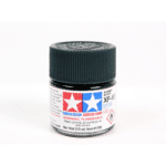 Краска Tamiya: акриловая, Rubber Black (резиново-чёрный, XF-85)