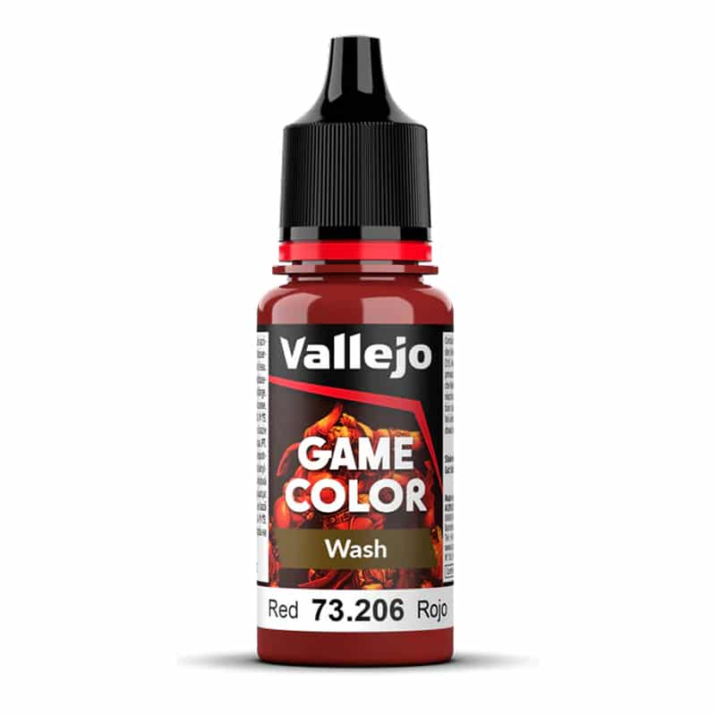 Краска Vallejo: Акриловая, Game Color Wash – Red