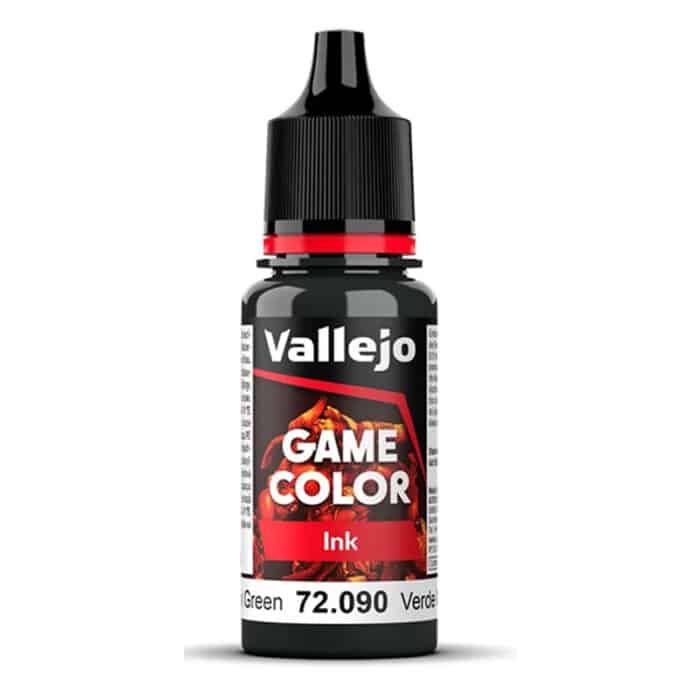 Краска Vallejo: Чернила, Game Color – Ink Black Green
