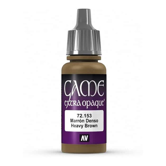 Краска Vallejo: Акриловая, Game Color – Heavy Brown (Extra opaque)