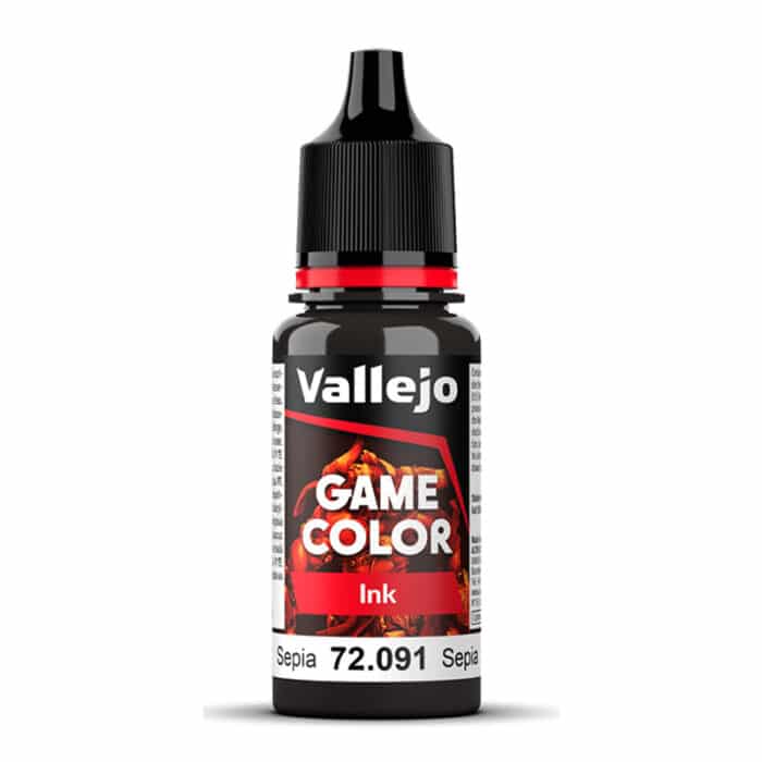 Краска Vallejo: Чернила, Game Color – Ink Sepia