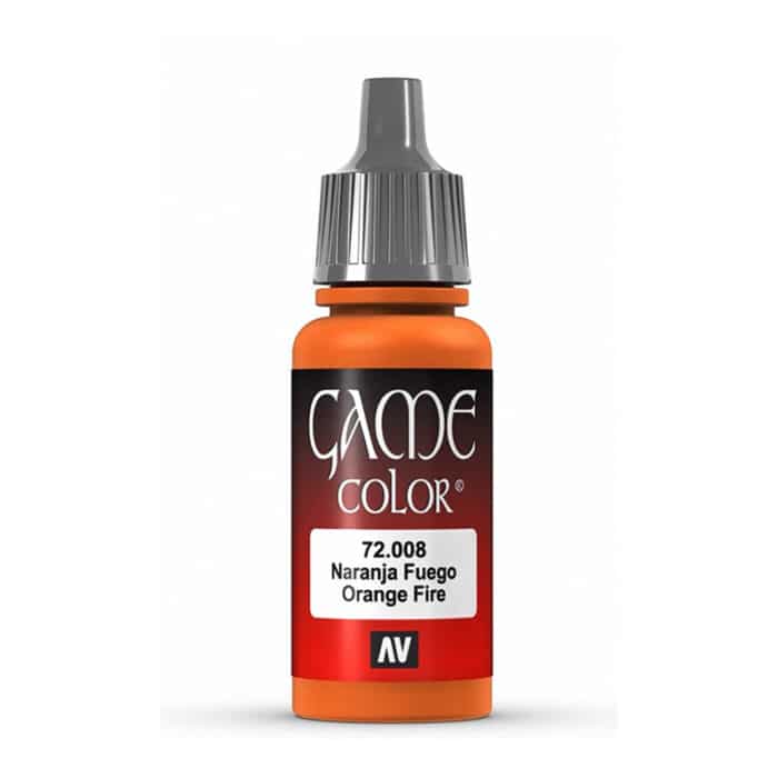 Краска Vallejo: Акриловая, Game Color – Heavy Orange (Extra opaque)