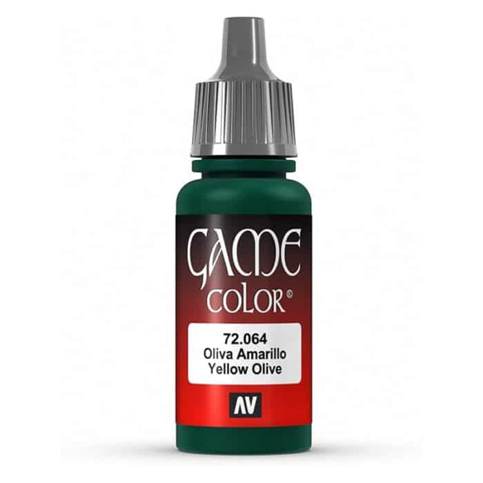 Краска Vallejo: Акриловая, Game Color – Yellow Olive