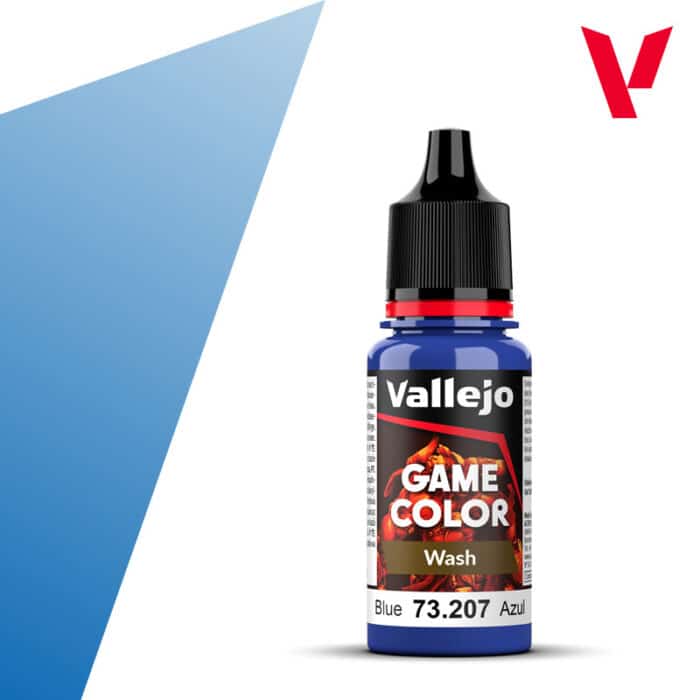 Краска Vallejo: Акриловая, Game Color Wash Blue
