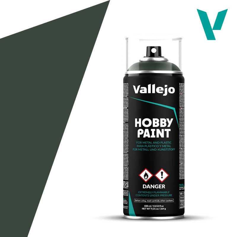 Аэрозоль Vallejo: Fantasy Color Primer – Dark Green