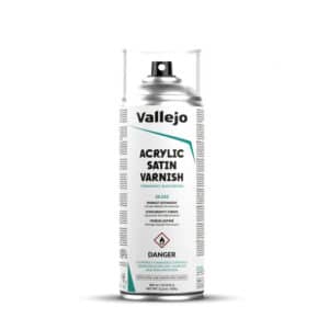 Аэрозоль-лак Vallejo: Aerosol Varnish Satin Varnish
