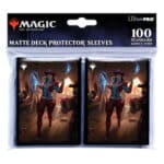 MTG Matte Deck Protector Sleeves: Outlaws of Thunder Junction, (Stella Lee, Wild Card) 100pts