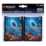 MTG Matte Deck Protector Sleeves: Modern Horizons 3, Sapphire Medallion 100pts