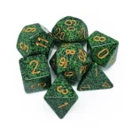Набор кубиков Chessex Polyhedral 7-Dice Set: Speckled Golden Recon