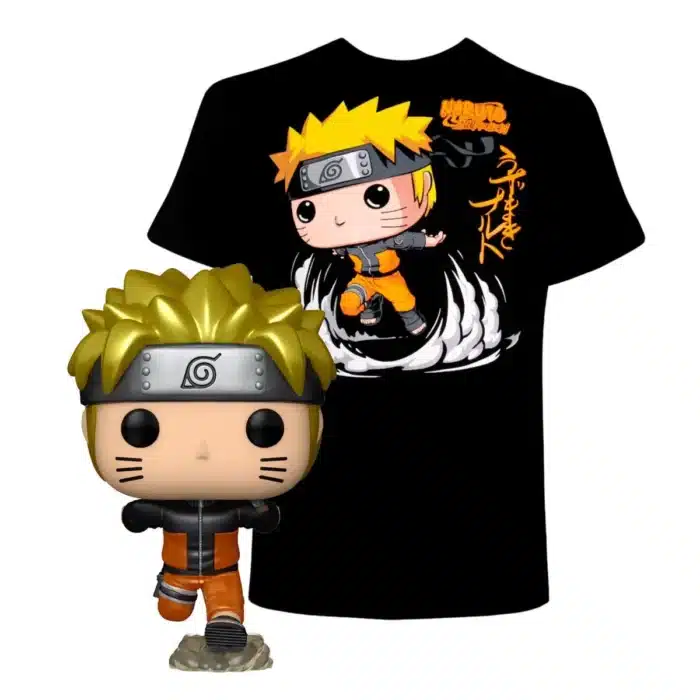 Набор: футболка и фигурка Наруто, (Naruto Shippuden) (L)