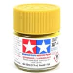 Краска Tamiya: акриловая, Yellow Green (Желто-Зелёная, XF-4)