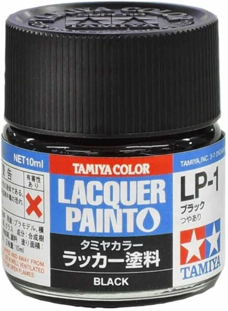 61ecnDMEWdL._AC_UF894,1000_QL80_ Краска Tamiya: лаковая, Black (Черный, LP-1) - Image 1