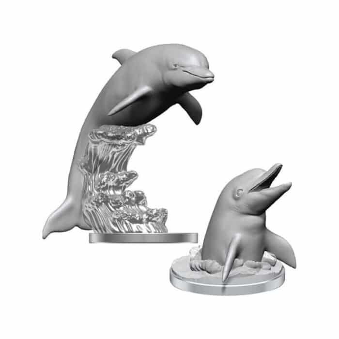 Pathfinder Deep Сuts. Неокрашенные миниатюры: Dolphins