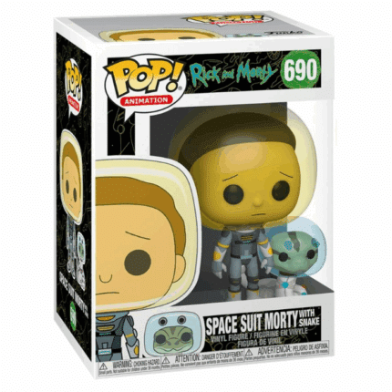 Морти в космическом скафандре с змеёй (Space Suit Morty with Snake, №690)