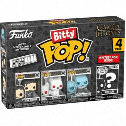 Bitty POP! Game of Thrones (Jon Snow, Ghost, White Walker, Mistery)