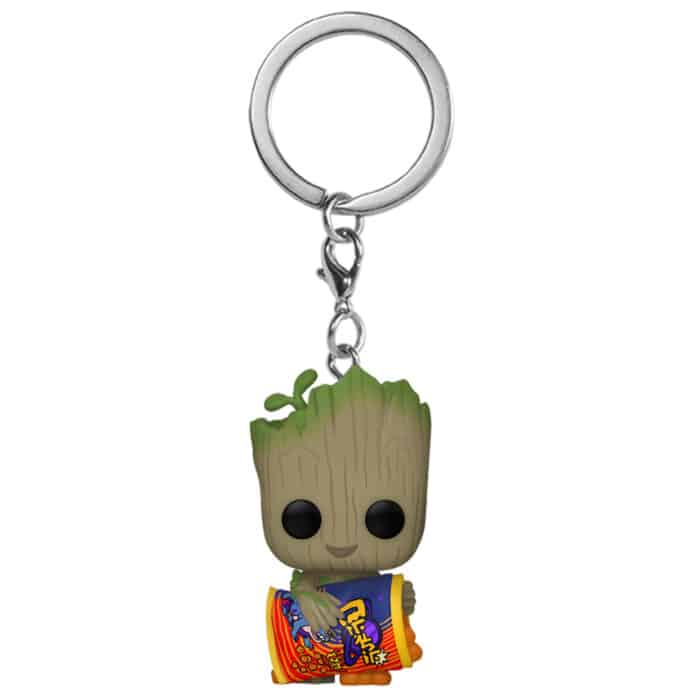 Брелок Funko POP! Грут с сырными палочками (Groot with Cheese Puffs) — изображение 2