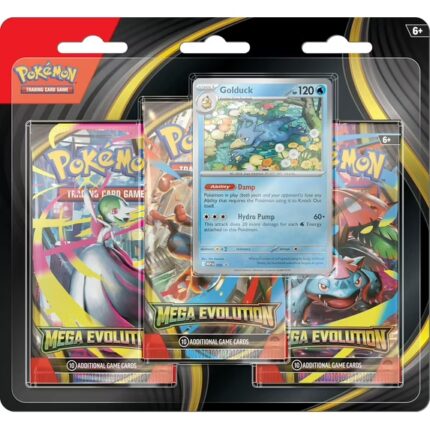 Pokemon TCG: Mega Evolution 1: Three Booster Blister