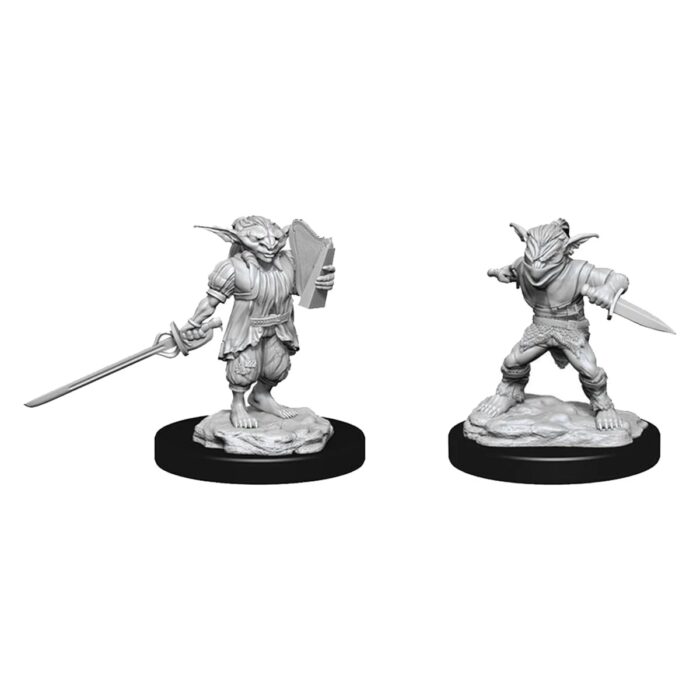 D&D Nolzur’s Marvelous Miniatures: Male Goblin Rogue & Female Goblin Bard