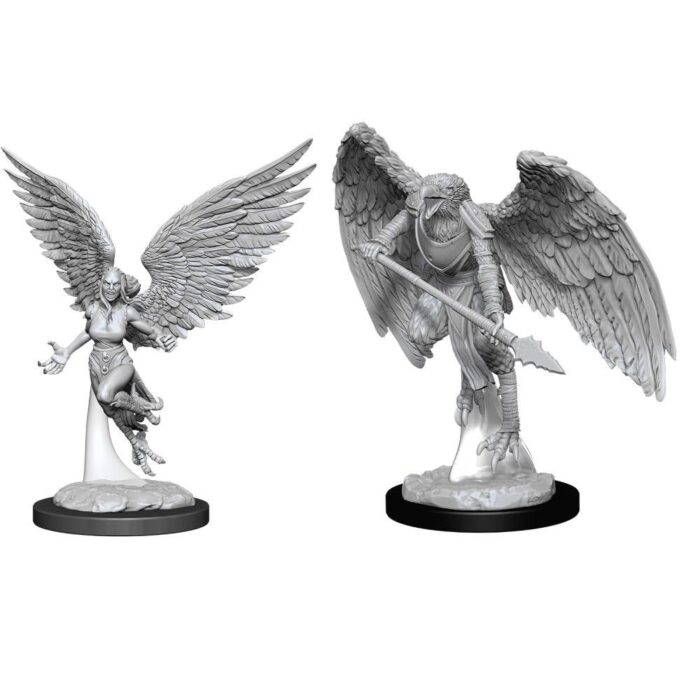 D&D Nolzur’s Marvelous Miniatures: Harpy & Aarakocra