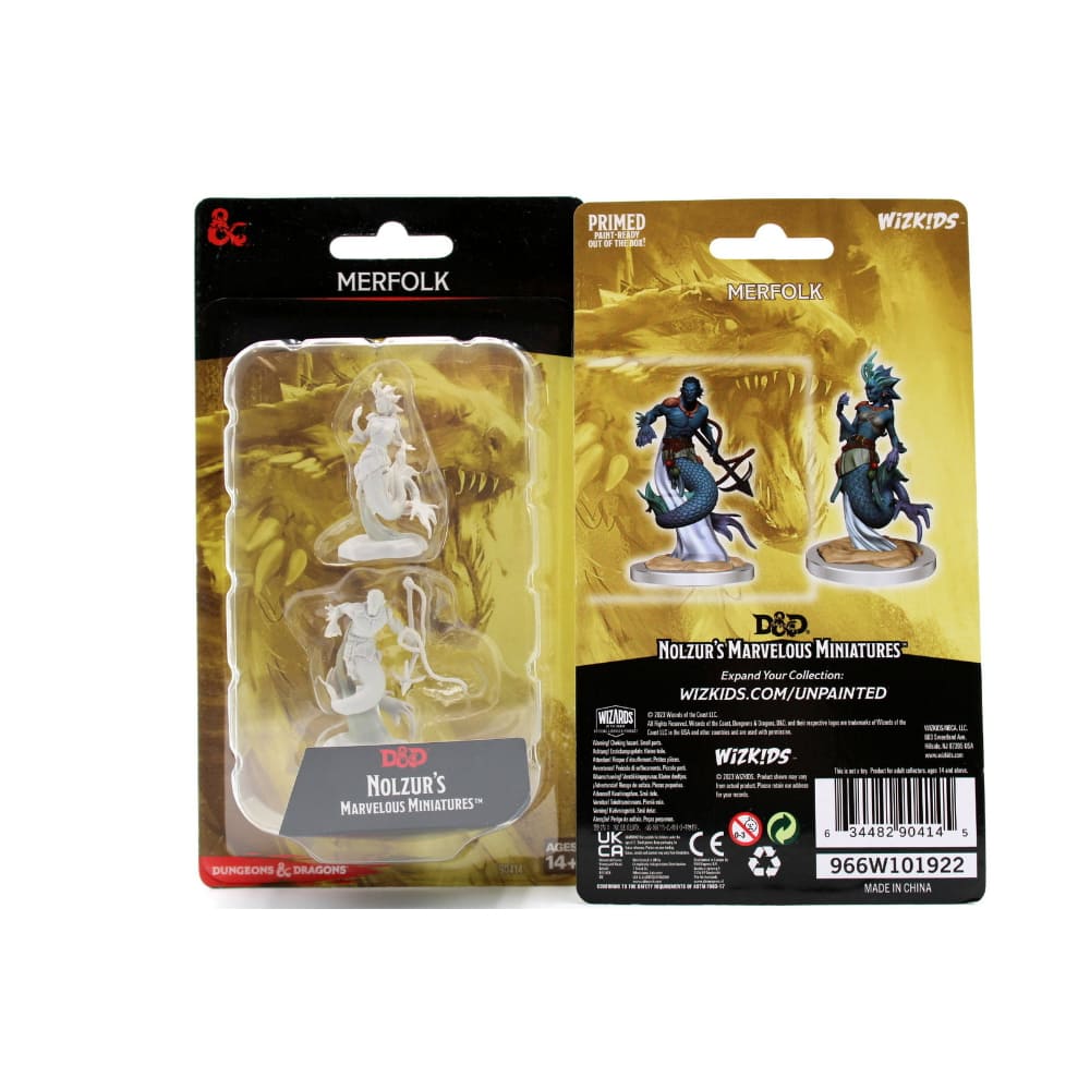 90414Merfolk (1) D&D Nolzur’s: Marvelous Miniatures – Merfolk — изображение 1