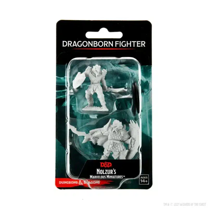 D&D Nolzur’s Marvelous Miniatures: Dragonborn Fighter Male