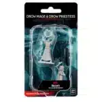 D&D Nolzur’s Marvelous Miniatures: Drow Mage & Drow Priestess