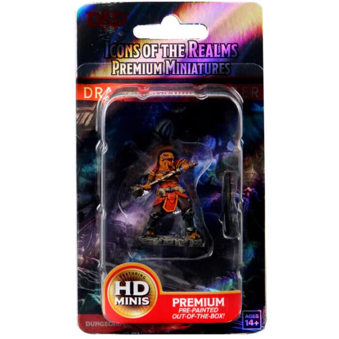 Фигурка D&D: Icons of the Realms Premium – Dragonborn Male Fighter