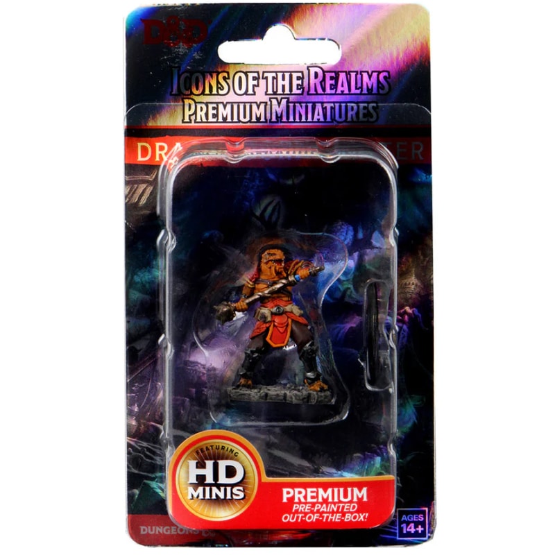 Фигурка D&D: Icons of the Realms Premium – Dragonborn Male Fighter