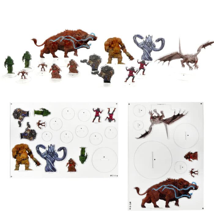 Акриловые фигурки D&D: Idols of the Realms – Monster Pack 2D Set