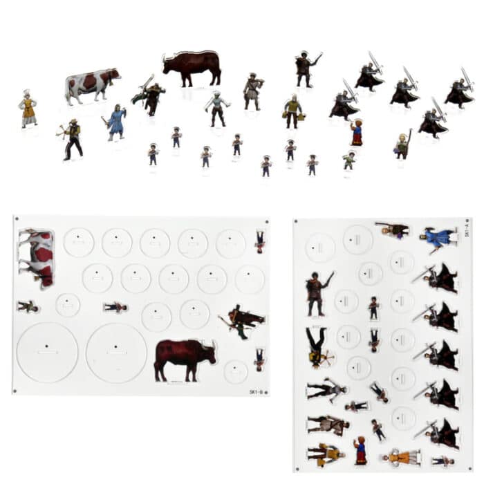 Акриловые фигурки D&D: Idols of the Realms – Sidekick Pack 2D Set