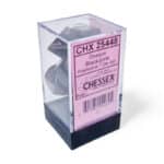 Набор кубиков Chessex։ Opaque Black/Pink, Polyhedral 7-Die Set