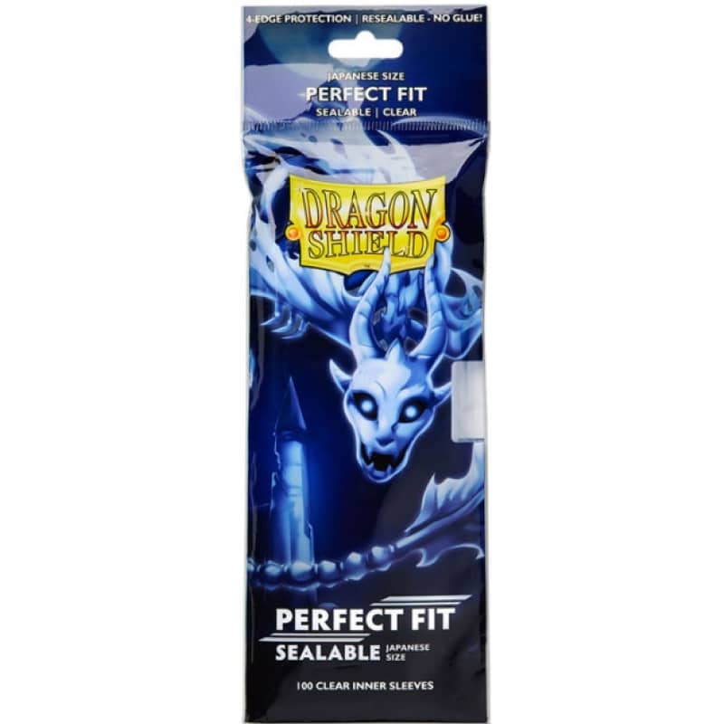Протекторы Dragon Shield: Perfect Fit Sealable (Clear, Japanese Size)