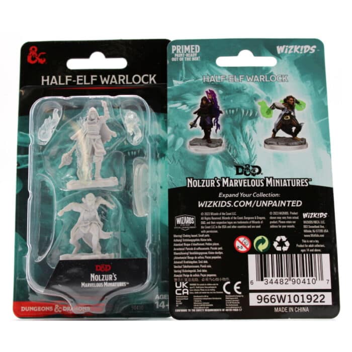 D&D Nolzur’s Marvelous Miniatures: Half-Elf Warlock
