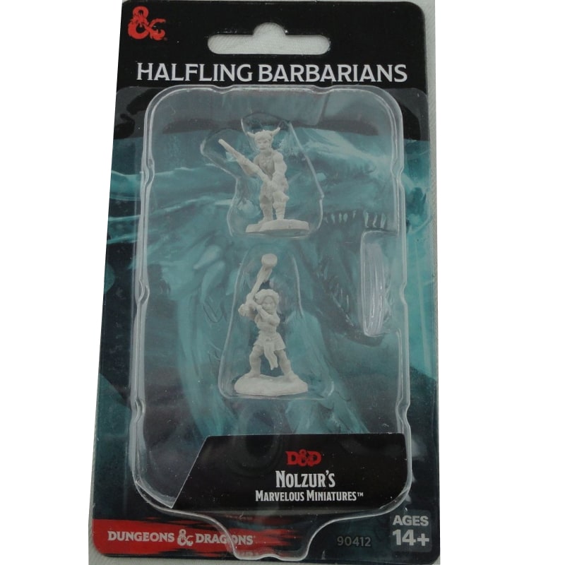 D&D Nolzur’s Marvelous Miniatures: Halfling Barbarians