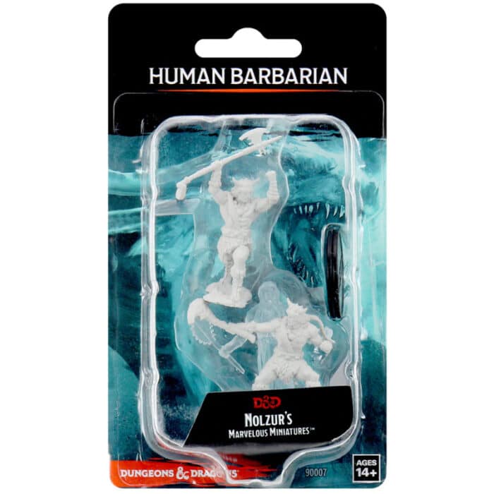 D&D Nolzur’s Marvelous Miniatures: Male Human Barbarian
