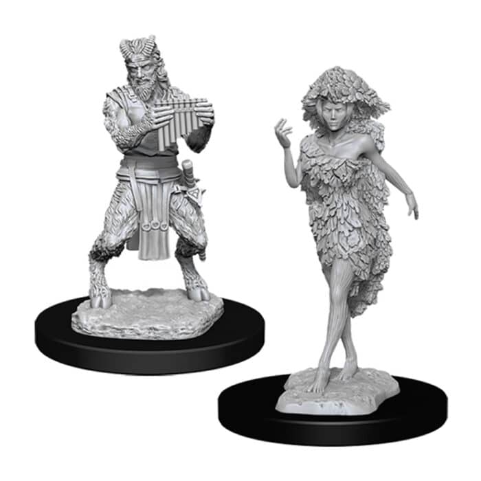 D&D Nolzur’s Marvelous Miniatures: Satyr & Dryad